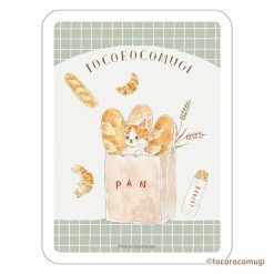 Furukawa Paper Tocorocomugi Vinyl Sticker Set - Bread