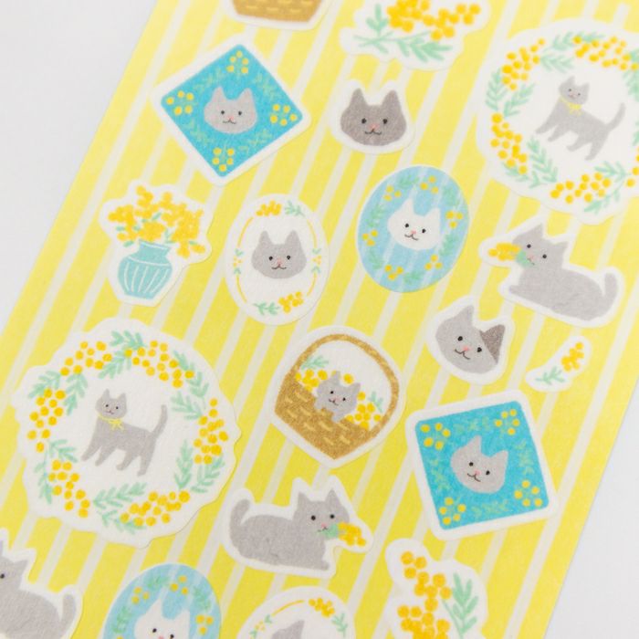Furukawa Paper Spring Limited Sticker Sheet - Cat