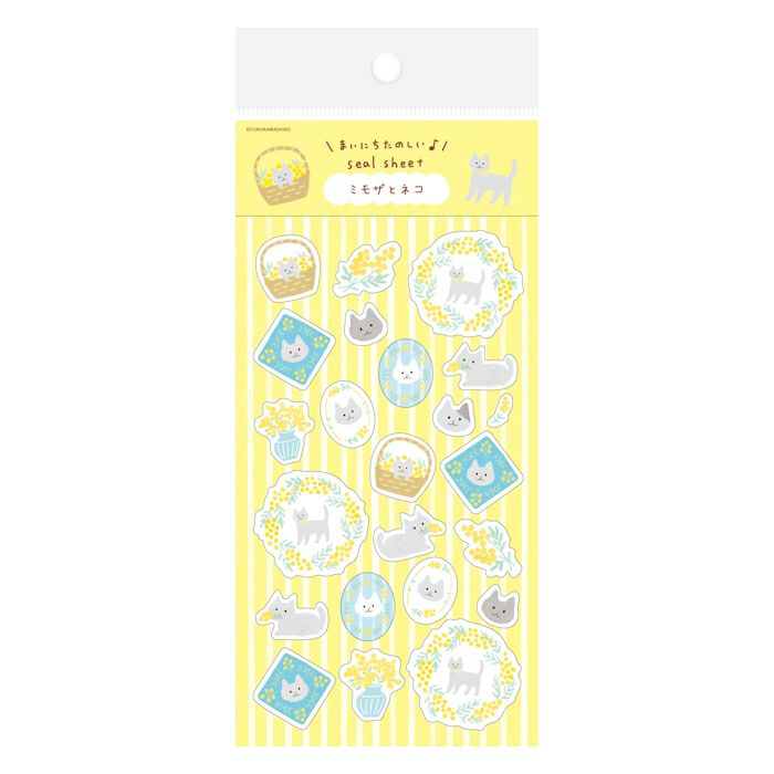 Furukawa Paper Spring Limited Sticker Sheet - Cat