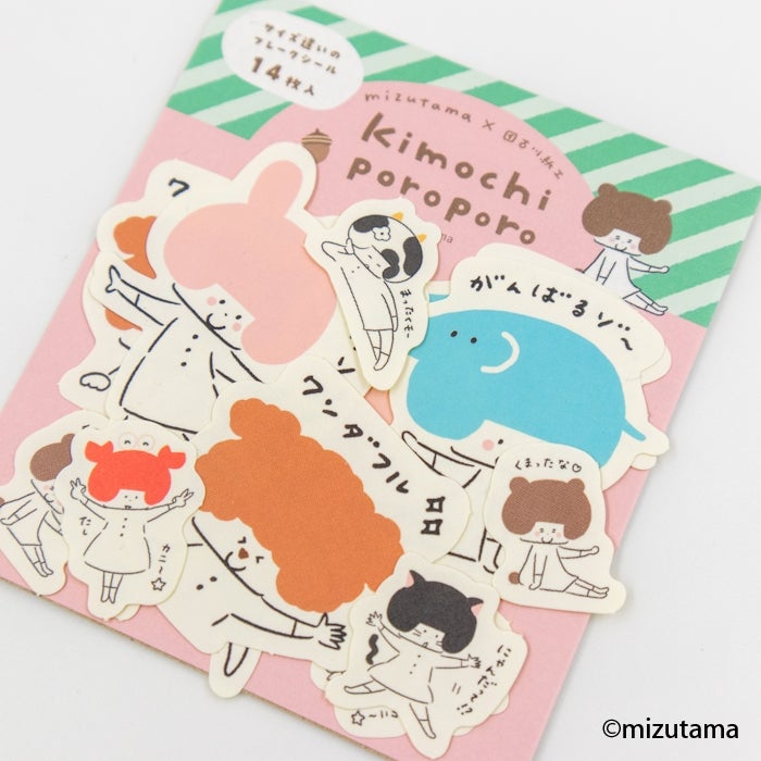 Furukawa Paper x Mizutama Flake Stickers – Animals — gallery