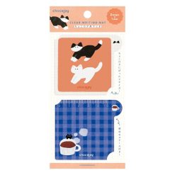 Furukawashiko ChocoLog Clear Writing Mat – Cat