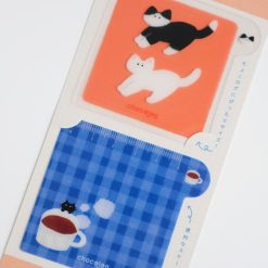 Furukawashiko ChocoLog Clear Writing Mat – Cat — gallery