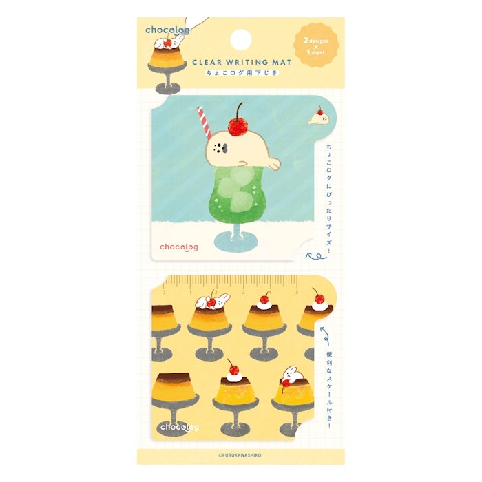 Furukawashiko ChocoLog Clear Writing Mat – Sweets