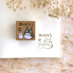 Studio Ghibli Totoro Thank You Rubber Stamp