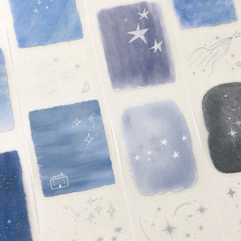 Hairmo x 63penhouse Starlit Sky PET Tape — gallery