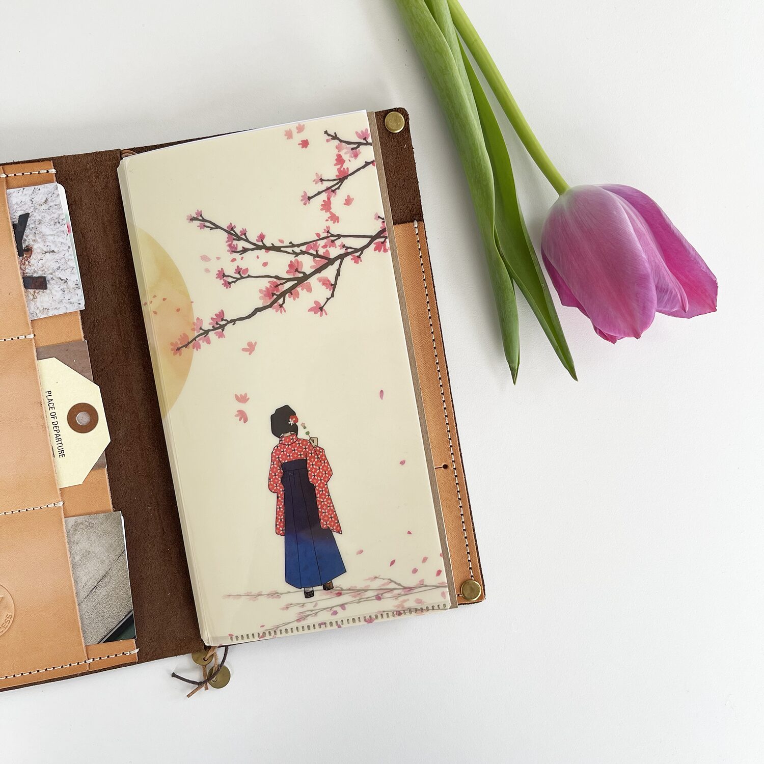 Miso Paper x Ryoko Tamura "Hana Yori Dango" Folder for Traveler's Notebook - Image 3