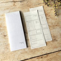 Hanen Studio Receipt Memo Pad
