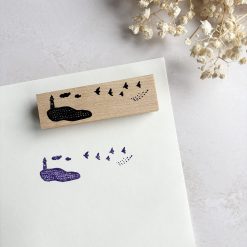 Hankodori Rubber Stamp – Bird and Lighthouse
