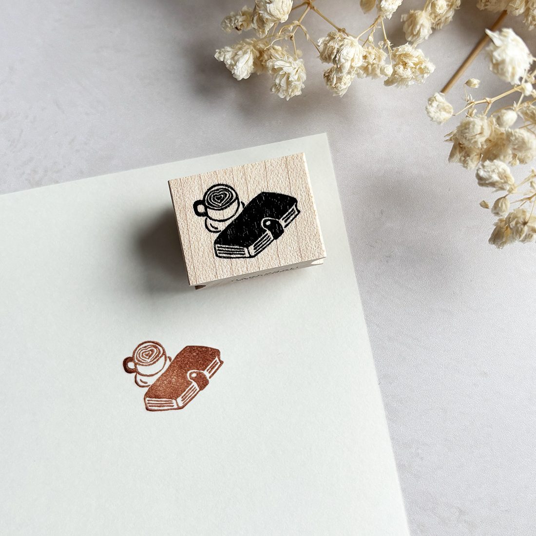 Hankodori Rubber Stamp – Cafe Journaling