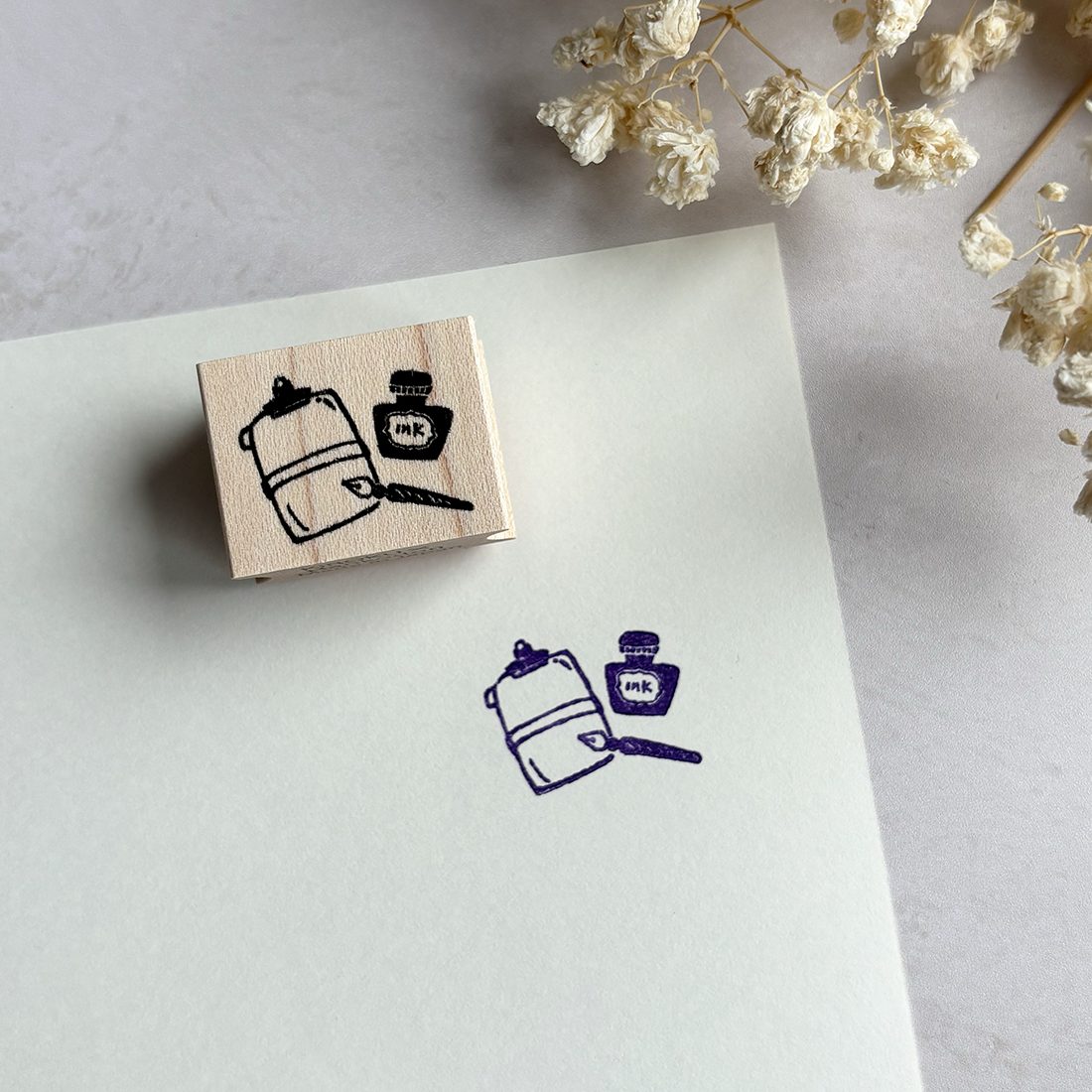 Hankodori Rubber Stamp – Journal Time