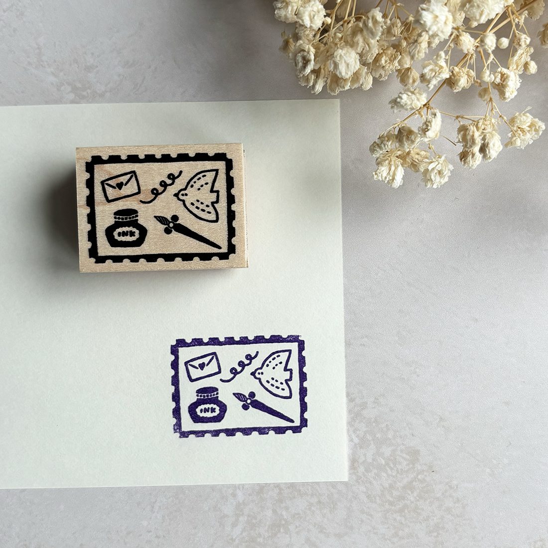 Hankodori Rubber Stamp – Kaku