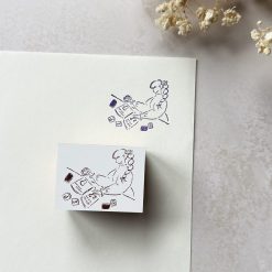 Hankodori Rubber Stamp – Stamp Girl