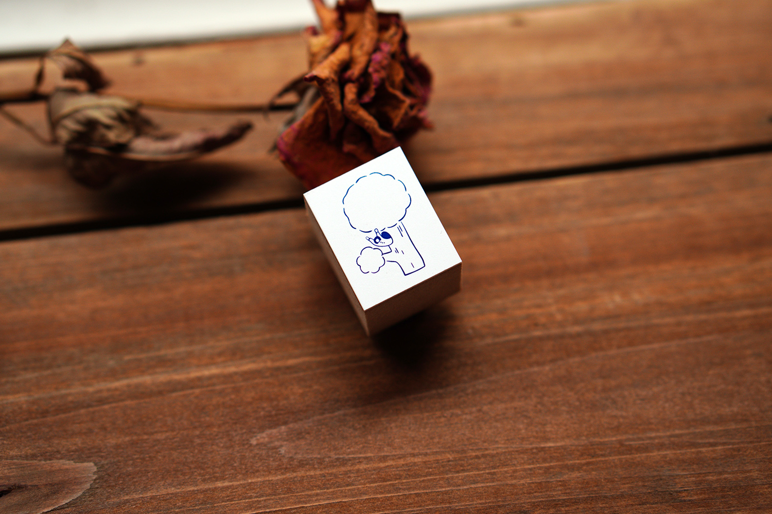 Ivy Snow Hey! Rubber Stamp