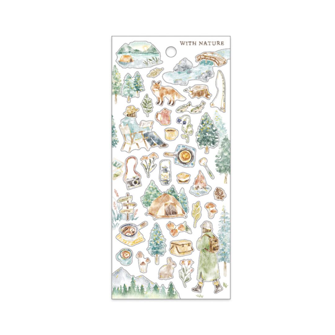Mind Wave With Nature Stickers (6 designs)