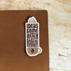 Miso Paper Coffee Embroidery Patches