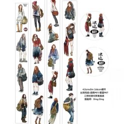 DingDing Girls Tape - A27 (washi or PET)