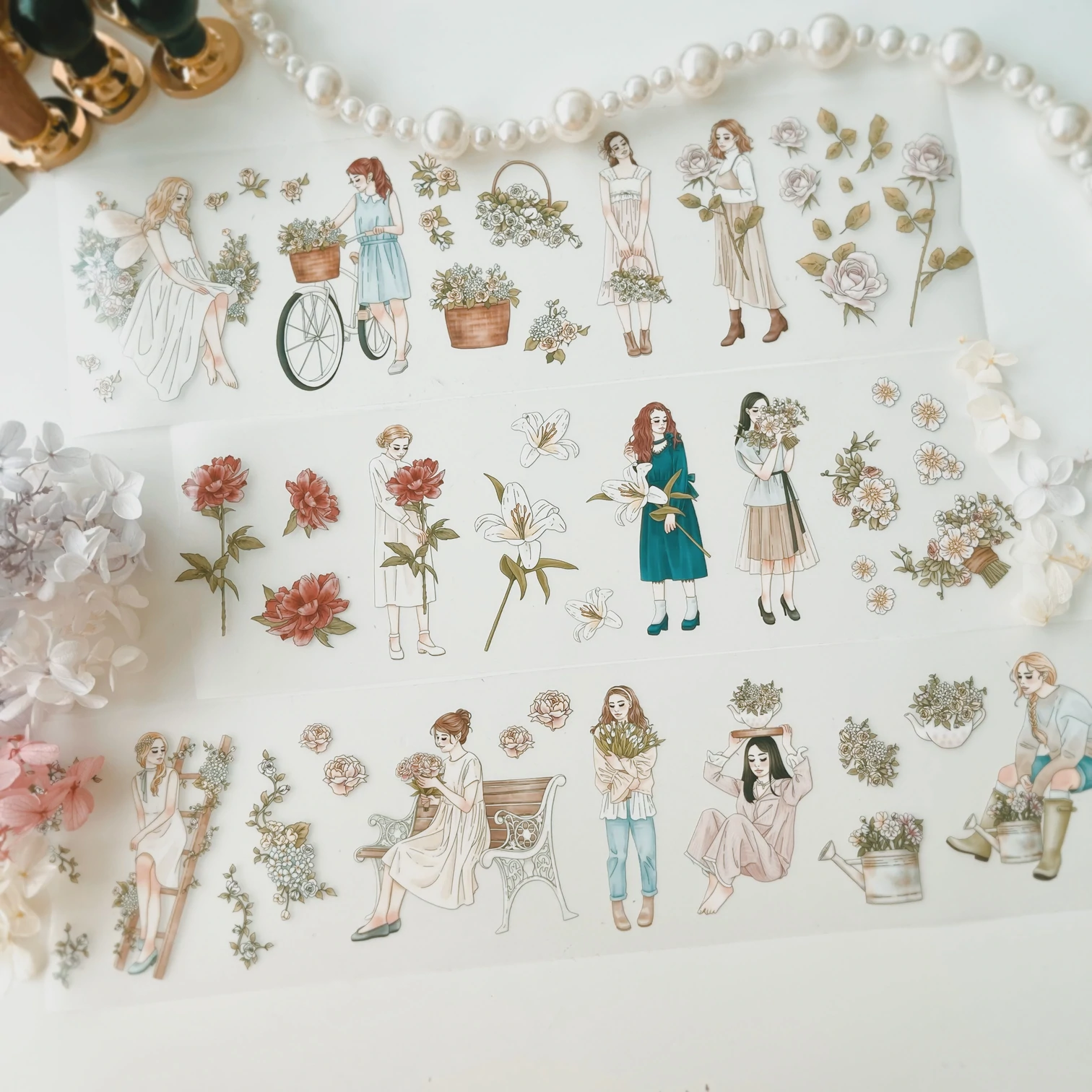 Journal Pages x Windry Ramadhina Bouquet PET Tape