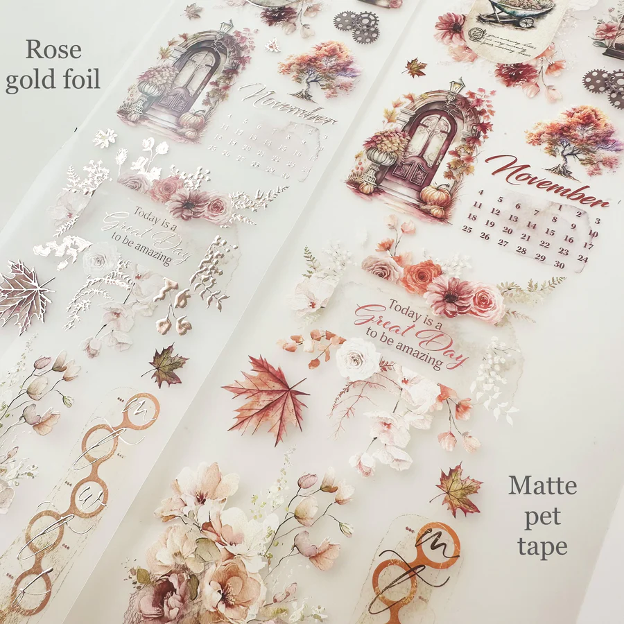 Journal Pages PET Tape - Falling for Fall