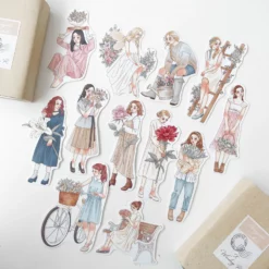 Journal Pages x Windry Ramadhina Stickers - Trinkets + Bouquet