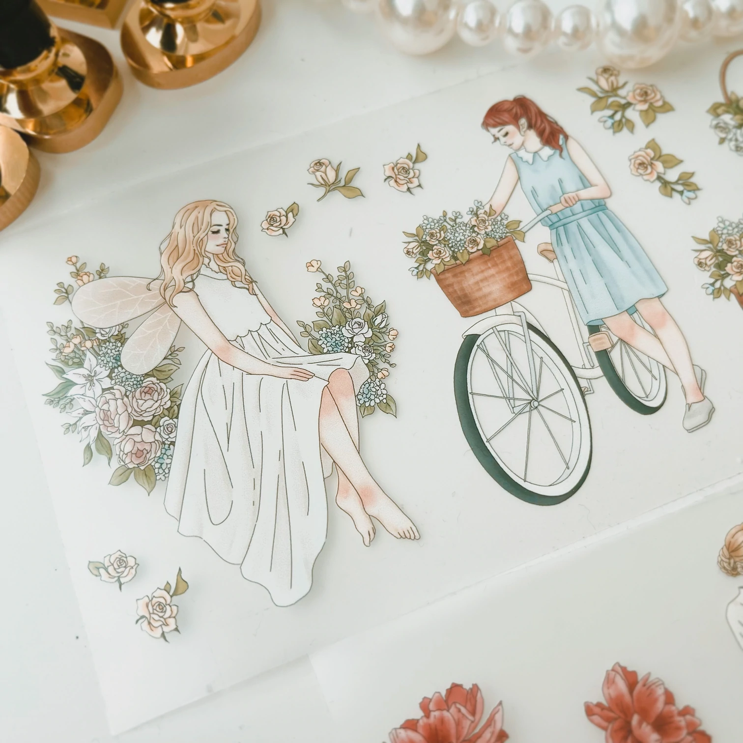 Journal Pages x Windry Ramadhina Bouquet PET Tape