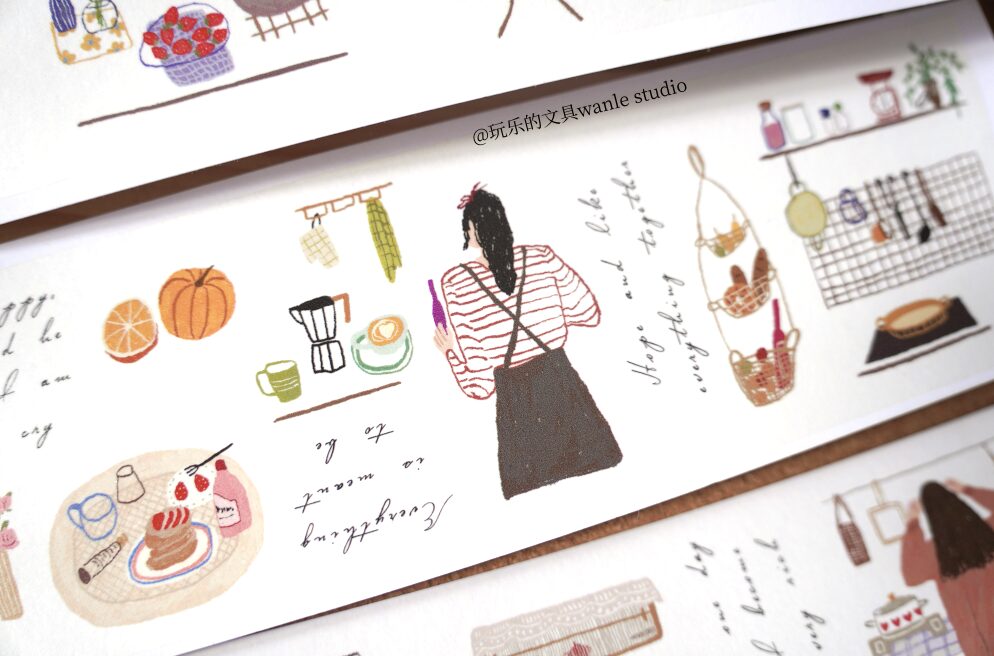 Wanle Studio Washi Tape - In the Kitchen