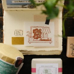 OURS Studio On the Wall Rubber Stamp