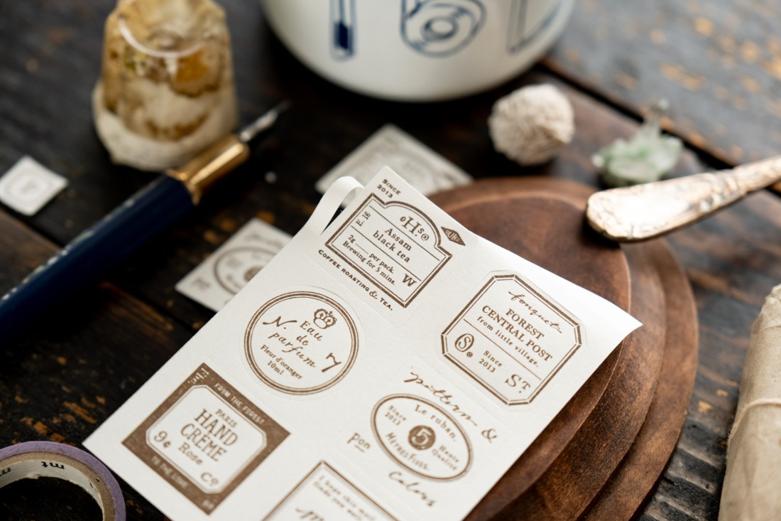 OURS Studio Grocery Labels Letterpress Book