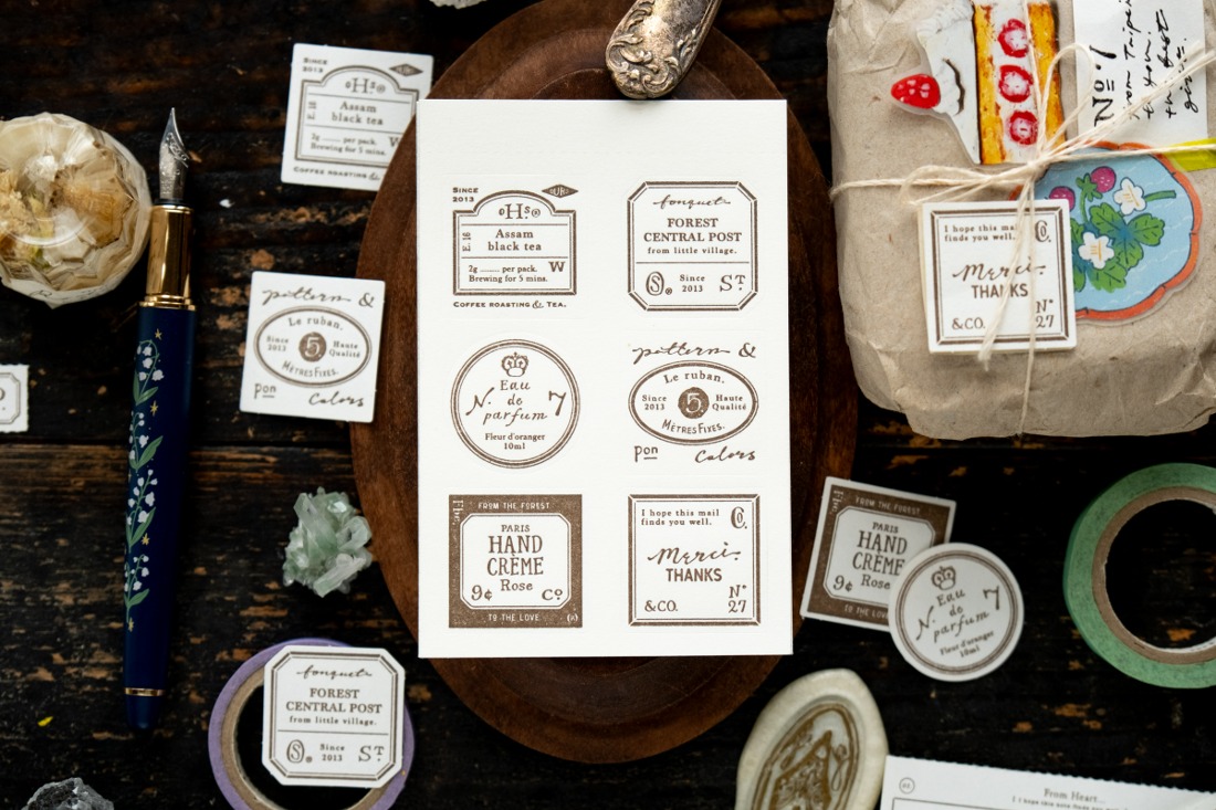 OURS Studio Grocery Labels Letterpress Book