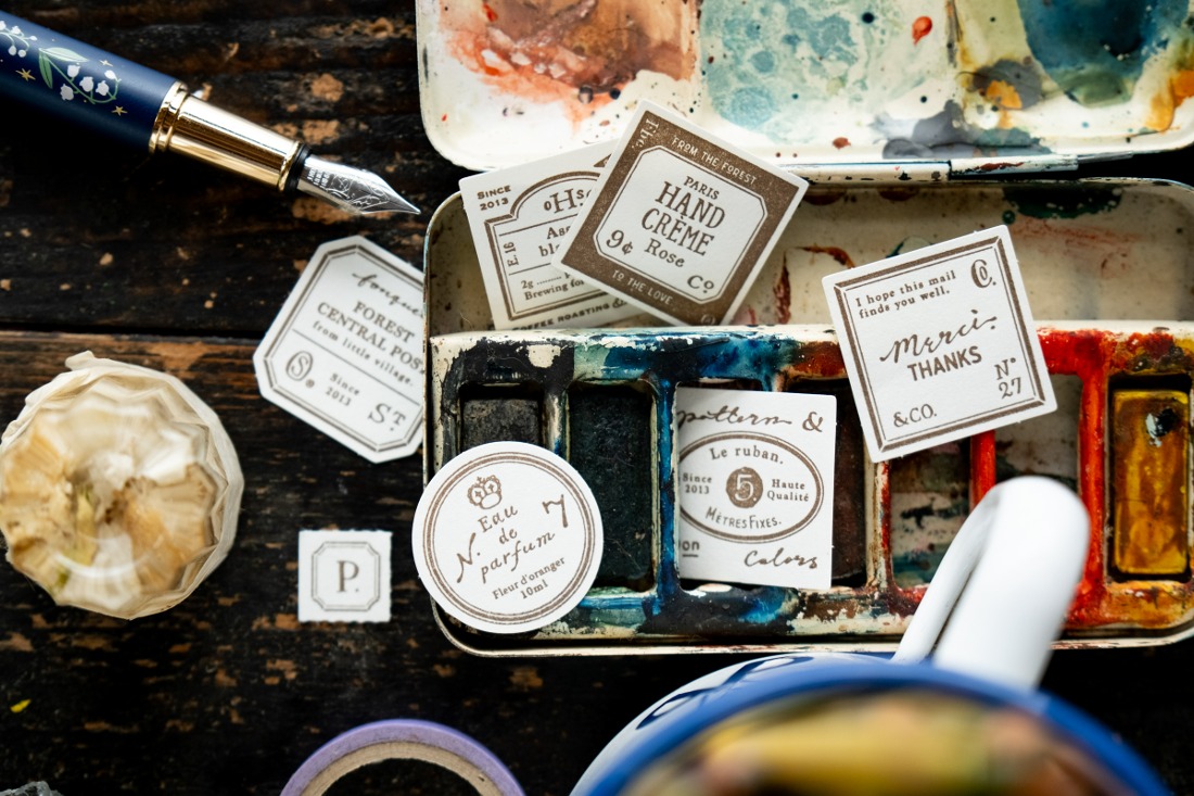 OURS Studio Grocery Labels Letterpress Book