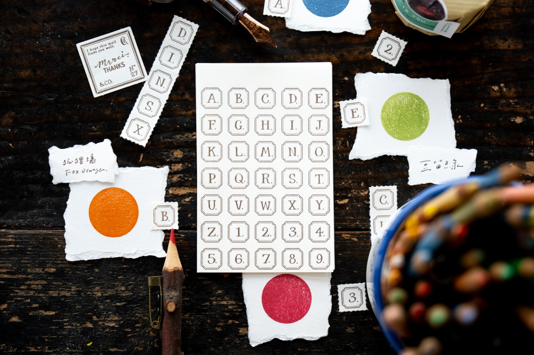 OURS Studio Letters Letterpress Book