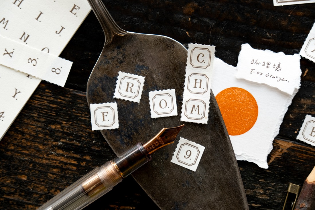 OURS Studio Letters Letterpress Book