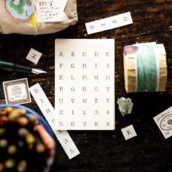 OURS Studio Letters Letterpress Book