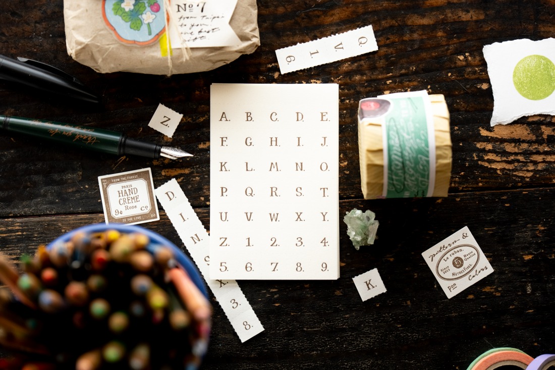 OURS Studio Letters Letterpress Book