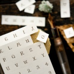 OURS Studio Letters Letterpress Book