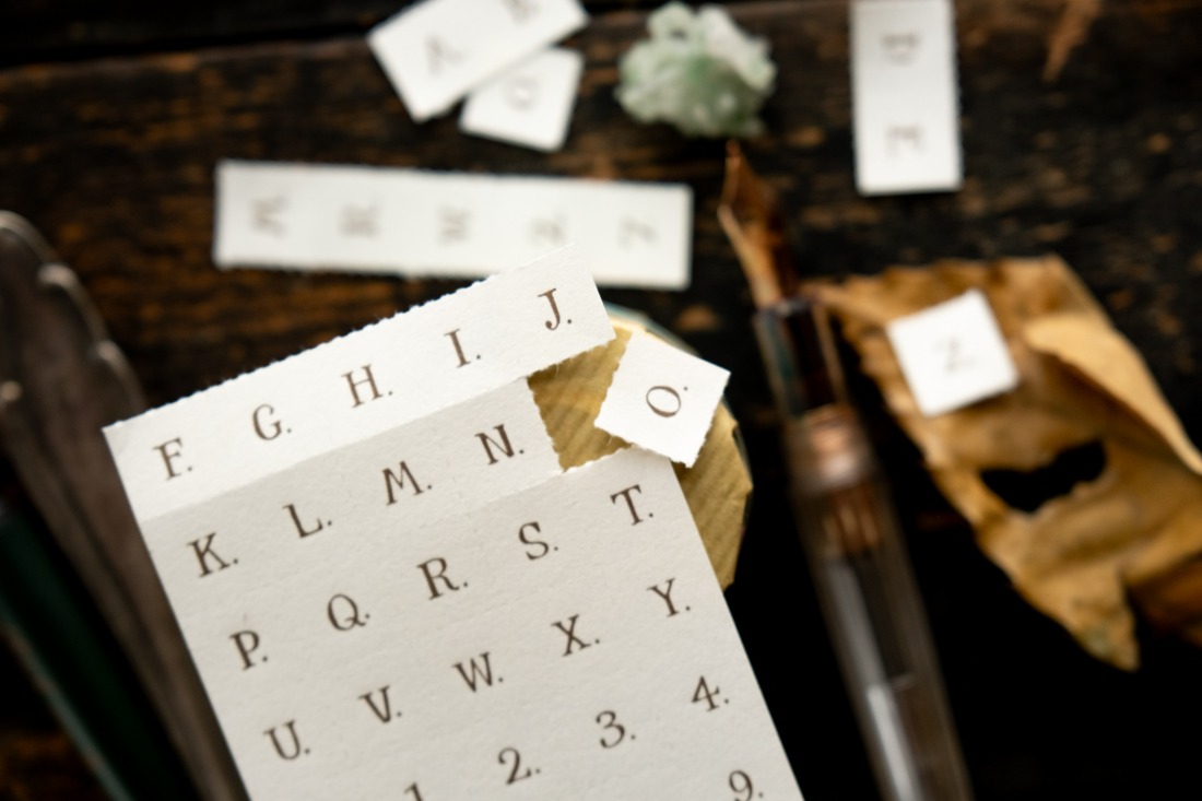 OURS Studio Letters Letterpress Book