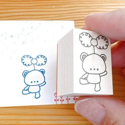 Kayonoko Stamp – Dancing Bear with Ribbons — gallery
