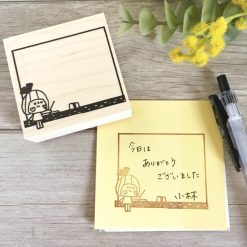 Kayonoko Stamp (Large) – Blackboard Frame Memo