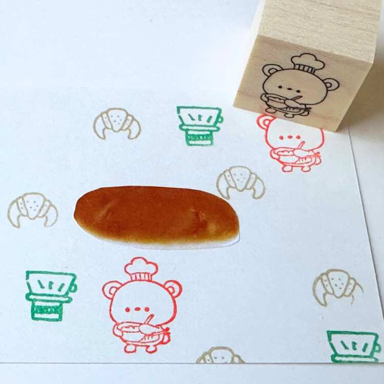 Kayonoko Stamp – Mixing Bear