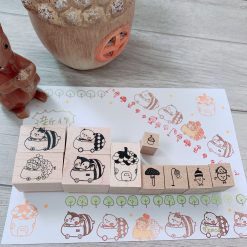 Kayonoko Stamp – Panda Acorn Car — gallery