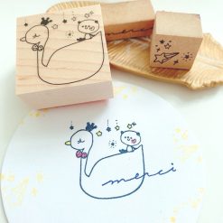 Kayonoko Stamp – Panda and Swan — gallery