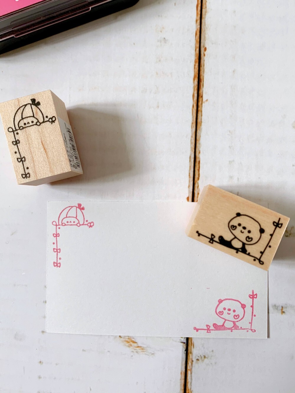 Kayonoko Stamp – Panda Corners — gallery