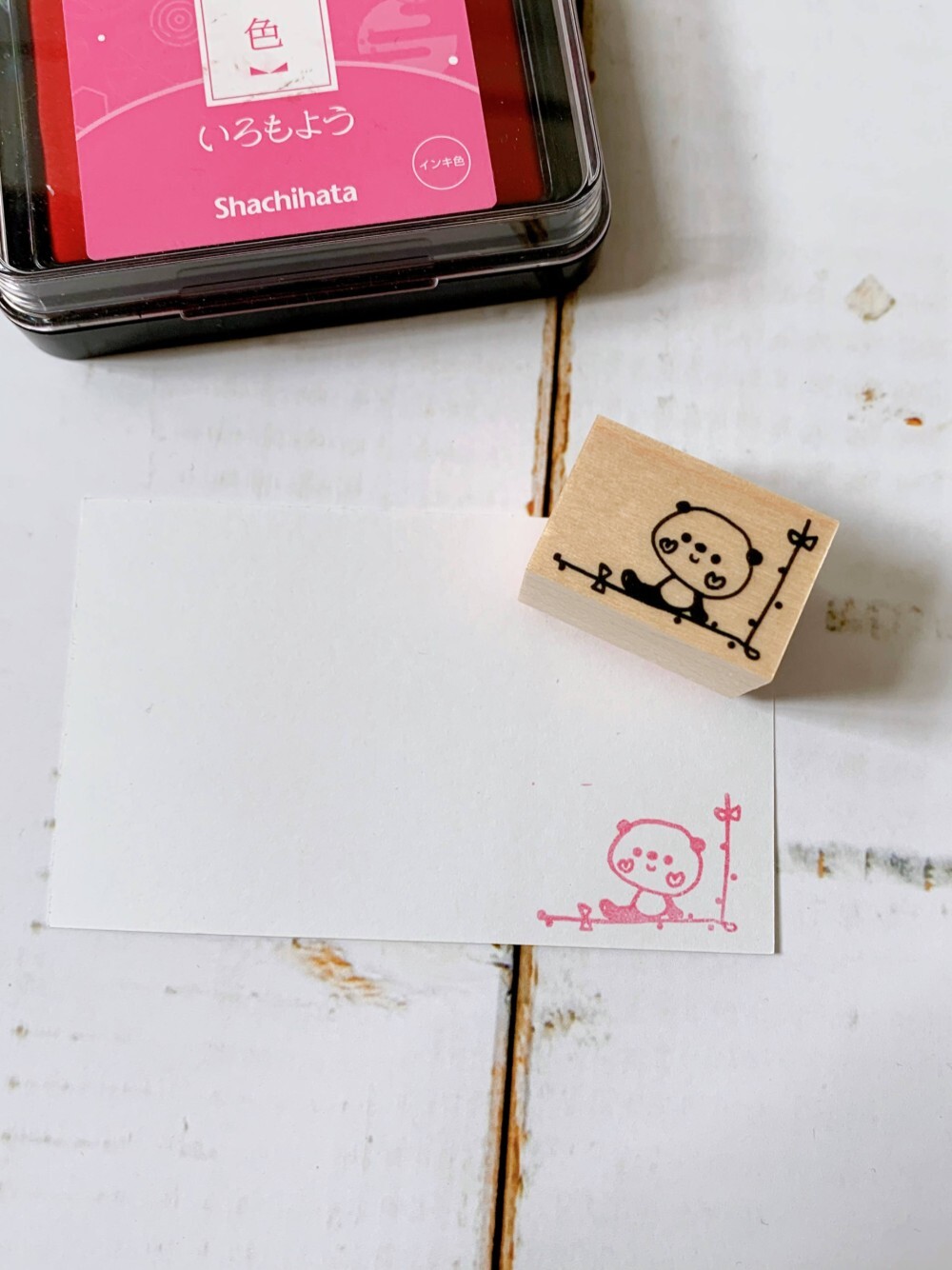 Kayonoko Stamp – Panda Corners — gallery