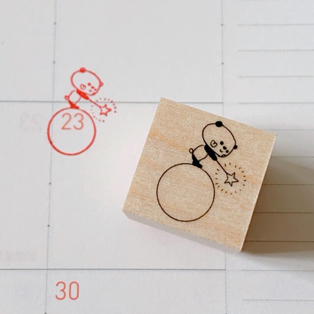 Kayonoko Stamp – Panda Magic Wand