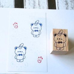 Kayonoko Stamp – Paperclip Bear