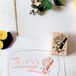 Kayonoko Stamp – Pen Holding Girl