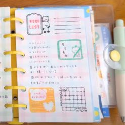 Kayonoko Stamp Set – Notebook Bear — gallery