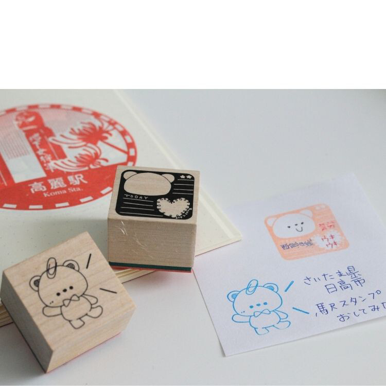 Kayonoko Stamp Set – Notebook Bear — gallery