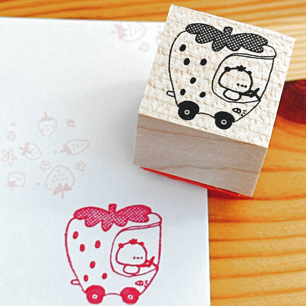 Kayonoko Stamp – Strawberry Car Panda — gallery