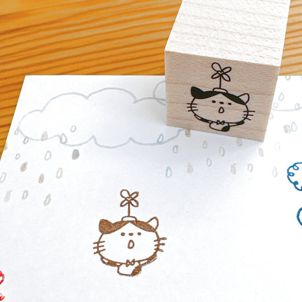 Kayonoko Stamp – Windmill Cat — gallery