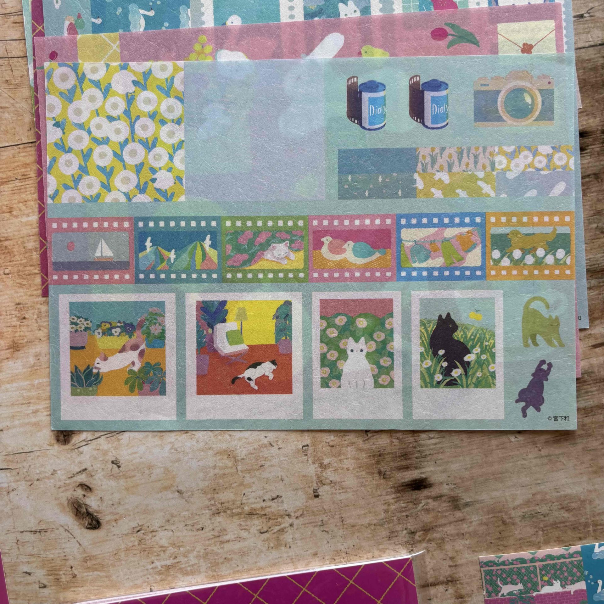 Komamono Lab Notebook Deco Kit – Kazu Miyashita — gallery
